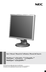 NEC MultiSync LCD175VX+ User Manual
