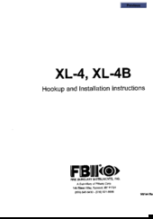Fbii XL-4B Hookup And Installation Instructions