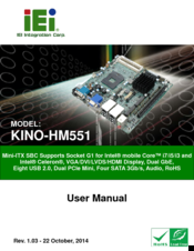 IEI Technology KINO-HM551 User Manual