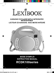 LEXIBOOK RCDK100 Series Instruction Manual