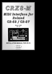 CHD Elektroservis CRX8-M Installation Manual