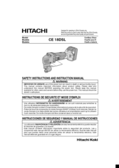 Hitachi CE 18DSL Instruction Manual