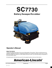 American-Lincoln SC7730 Operator's Manual
