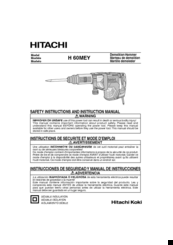 Hitachi H 60MEY Instruction Manual