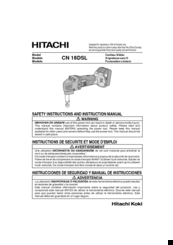 Hitachi CN 18DSL Instruction Manual