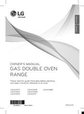 LG LDG3037ST Owner's Manual