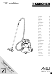 Kärcher T 10/1 eco!efficiency Operator's Manual