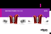 oticon RITE Instructions For Use Manual