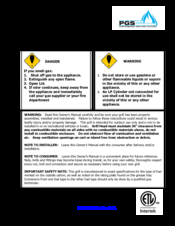 PGS S36T Owner's Manual