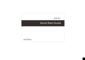 Acetech ACE-001 Quick Start Manual