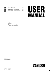 Zanussi ZGO63414 Manual