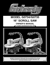 Grizzly G0735 Owner's Manual