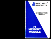 Hand Held Products 71 Instruction Manual