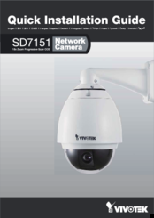 Vivotek SD7151 Quick Installation Manual