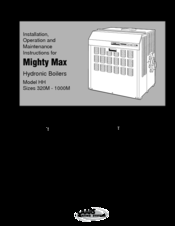 Laars Mighty Max HH0520M Installation, Operation And Maintenance Instructions
