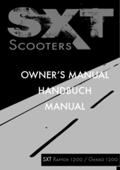 SXT Raptor 1200 Owner's Manual