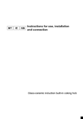 Gorenje SIVK6CTS Instructions For Use, Installation, And Connection