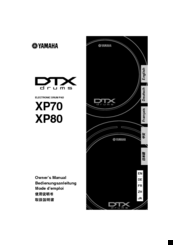 Yamaha DTX XP80 Owner's Manual