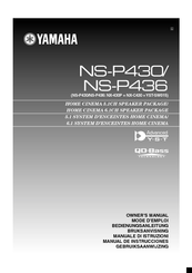 Yamaha NS-P430 Owner's Manual