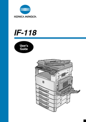 Konica Minolta IF-118 User Manual