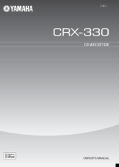 Yamaha CRX-330 Owner's Manual