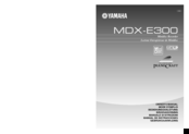 Yamaha MDX-E300 Owner's Manual