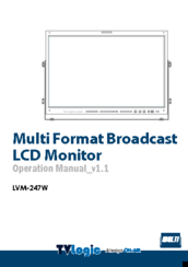 TVLogic LVM-247W Operation Manual