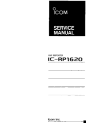 Icom IC-RP1620 Service Manual