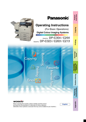 Panasonic WORKIO DP-C354 Operating Instructions Manual