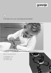 Gorenje GCW340AC-TG Instructions For Use, Mounting And Connection