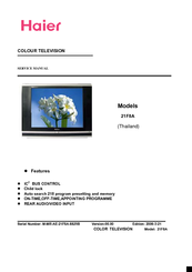 Haier 21F8A Service Manual