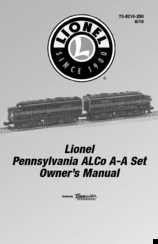 Lionel Pennsylvania ALCo A-A Set Owner's Manual
