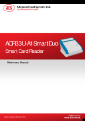 ACS ACR33U-A1 Smart Duo Reference Manual