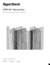 Hypertherm HPR130 Instruction Manual