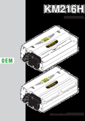 Custom Audio Electronics KM216H User Manual
