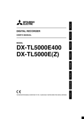 Mitsubishi Electric DX-TL5000E400 User Manual