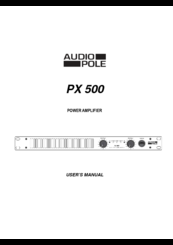 Audio Pole PX 500 User Manual