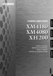 Yamaha XM4080 Owner's Manual