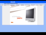 Philips BRILLIANCE 200P4 User Manual