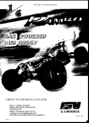 G.V.Models Rambo Instruction Manual