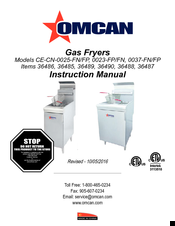 Omcan CN-0025-FN Instruction Manual
