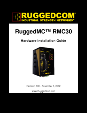 RuggedCom RuggedMC RMC30 Hardware Installation Manual