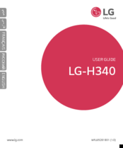 LG LG-H340 User Manual