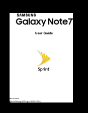 Samsung Galaxy Note 7 User Manual