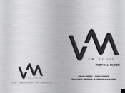VM Audio SRD10SBS Install Manual