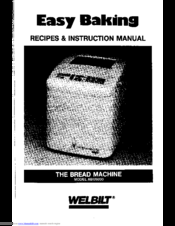 Welbilt ABM6000 Instruction Manual