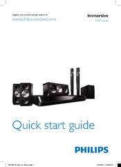 Philips hts5583 Quick Start Manual