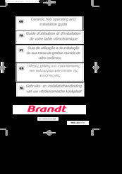 Brandt TV222 Operating And Installation Manual