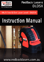 RedBack Laser dld5x Instruction Manual