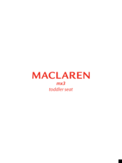 maclaren mx3 stroller